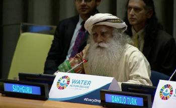 Sadhguru at the United Nations- World Water Day 2018